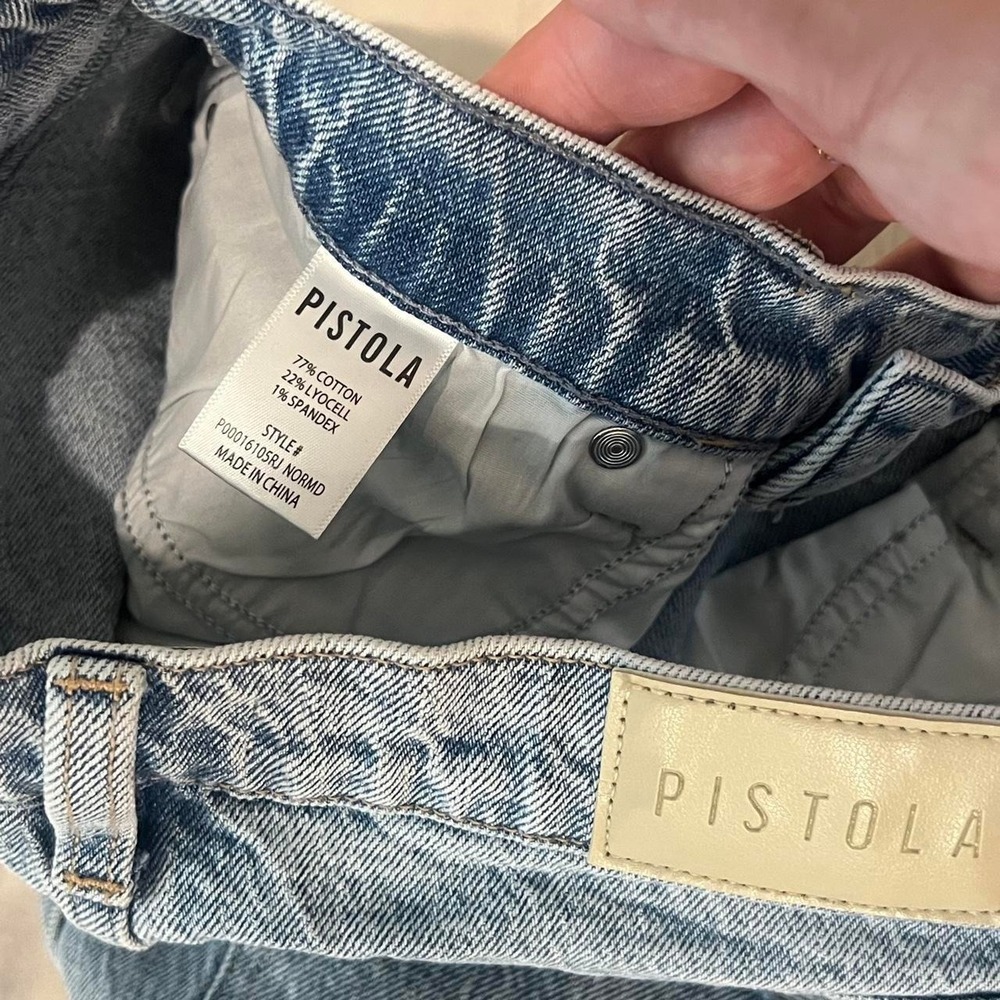 Pistola straight leg jeans light wash size 26 - Picture 5 of 8